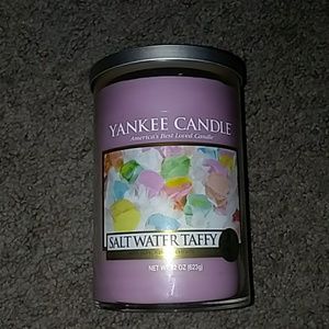 Yankee candle "salt water taffy" tumbler candle